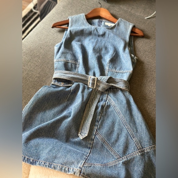 NEW Miss Sixty – Rochie Asymmetrical Denim Dress - Picture 13 of 14